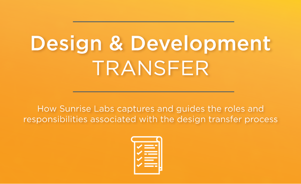 Design & Development Transfer Tile Graphic