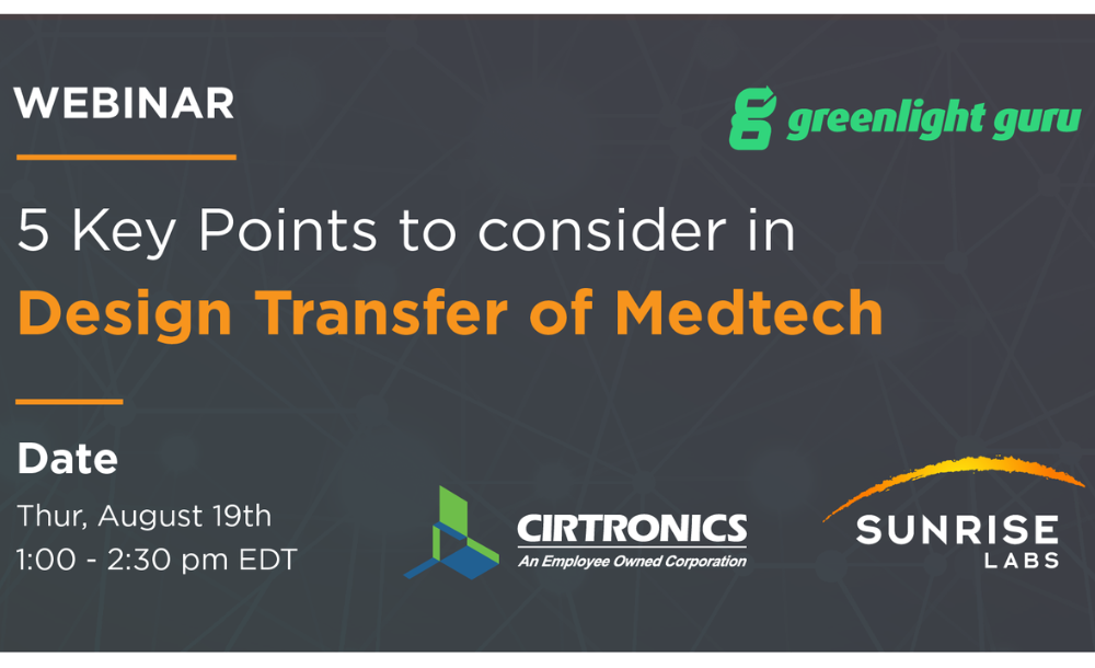 5 Key Points to Design Transfer of MedTech